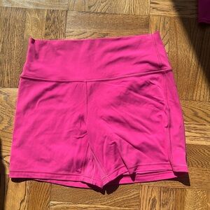 Sonic pink lululemon 6 inch align shorts